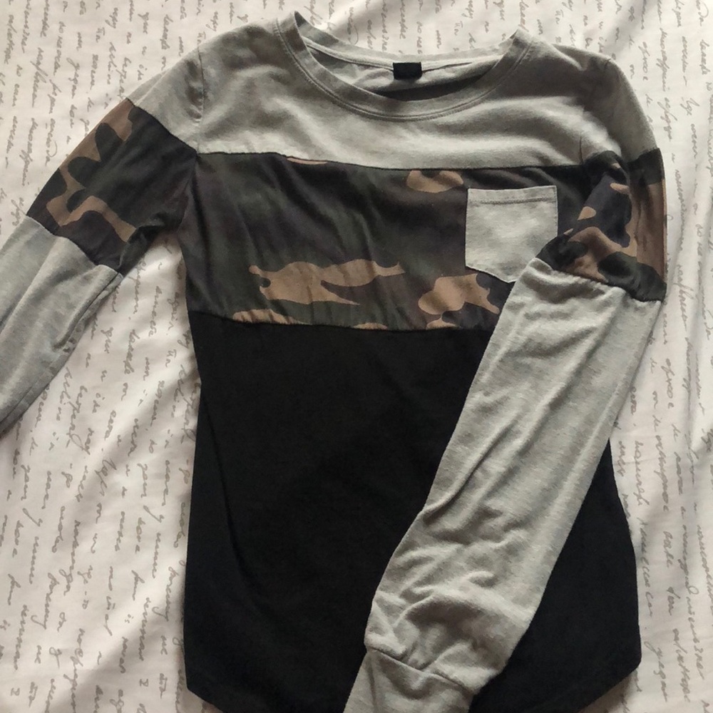 A long sleeve T-shirt